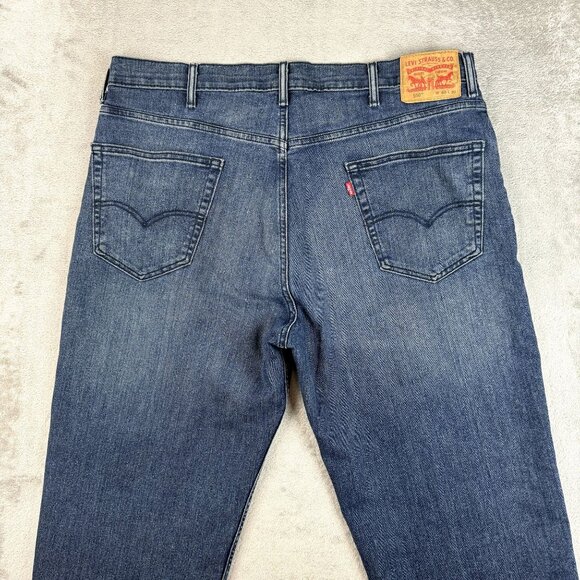 LEVIS 550 Relaxed Fit Mens Stretch Tapered Leg Medium Wash Casual Denim Jeans - Picture 4 of 9
